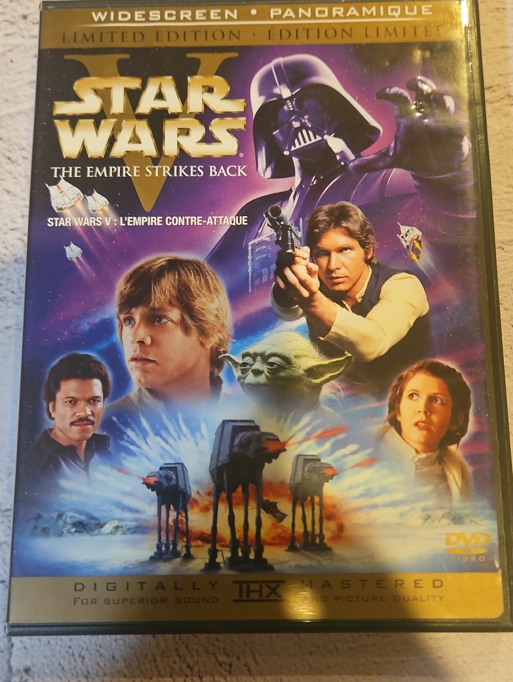 🌟3/$25🌟 Star Wars: The Empire Strikes Back (Limited Edition)  DVD